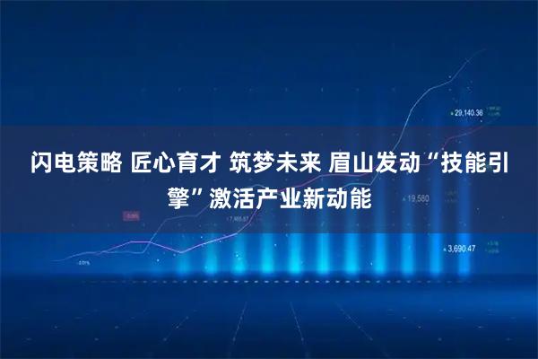 闪电策略 匠心育才 筑梦未来 眉山发动“技能引擎”激活产业新动能